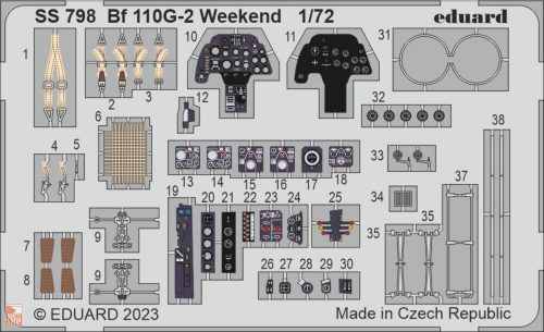 Eduard Accessories 1:72 Bf 110G-2 Weekend 1/72 EDUARD