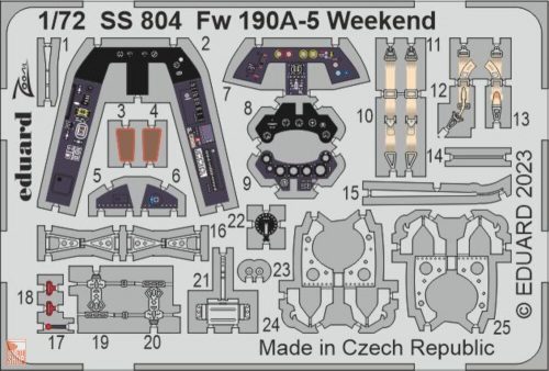 Eduard Accessories 1:72 Fw 190A-5 Weekend 1/72 EDUARD