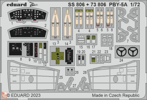 Eduard Accessories 1:72 PBY-5A 1/72 HOBBY 2000 / ACADEMY