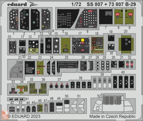 Eduard Accessories 1:72 B-29 1/72 HOBBY 2000 / ACADEMY