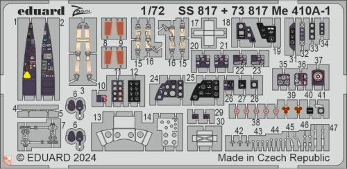 Eduard Accessories 1:72 Me 410A-1 1/72 AIRFIX