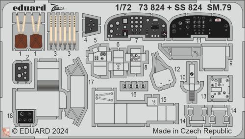 Eduard Accessories 1:72 SM.79  ITALERI