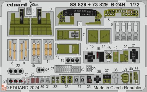 Eduard Accessories 1:72 B-24H 1/72