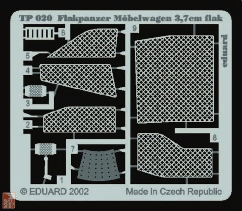 Eduard Accessories 1:35 Flakpanzer Möbelwagen 3,7 cm Flak