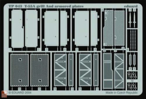 Eduard Accessories 1:35 T-55A Grill and armored Plates