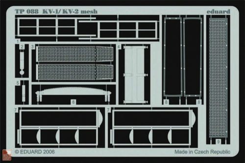 Eduard Accessories 1:35 KV-1/KV-2 mesh early für Trumpeter Bausatz