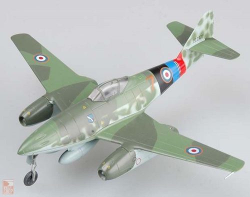 Easy Model 1:72 Me262 A-1a Yellow 7 Captured by UK, May 1945 in Lubeca