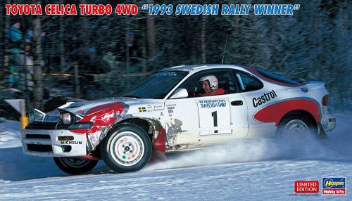 Hasegawa 1:24 Toyota Celica Turbo 4WD ”1993 Swedish Rally Winner”