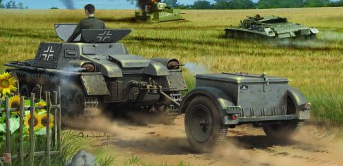 Hobby Boss 1:35 Munitionsschlepper auf Panzerkampfwagen I Ausf A with Ammo Trailer