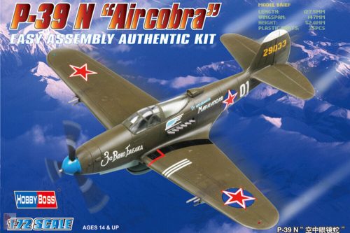 Hobby Boss 1:72 American  P-39 N 'Aircacobra'