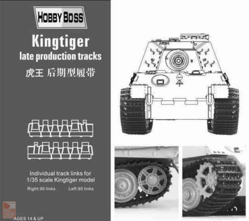 Hobby Boss 1:35 Kingtiger  late production tracks