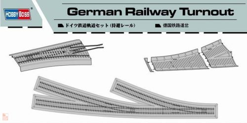 Hobby Boss 1:72 German Railway Turnout