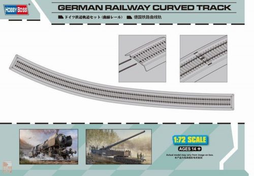 Hobby Boss 1:72 German Railway Curved Track