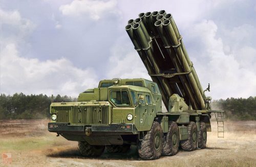 Hobby Boss 1:72 Russian 9A52-2 Smerch-M multiple rocket launcher of RSZO 9k58 Smerch MRLS