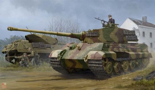 Hobby Boss 1:35 Pz.Kpfw.VI Sd.Kfz.182 Tiger II (Henschel 1944 Production) w/Zimmerit