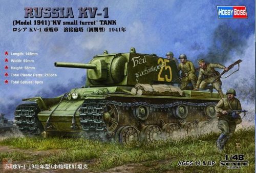 Hobby Boss 1:48 Russian KV-1 1941 Small Turret tank