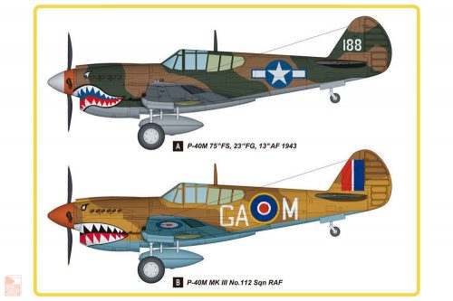 Hobby Boss 1:48 P-40E Kitty Hawk Fighter