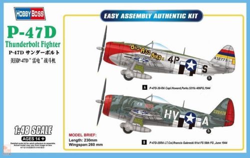 Hobby Boss 1:48 P-47D Thunderbolt Fighter