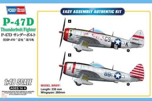 Hobby Boss 1:48 P-47D Thunderbolt Fighter