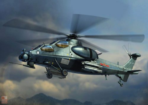 Hobby Boss 1:72 Chinese Z-10 Attack Helicopter