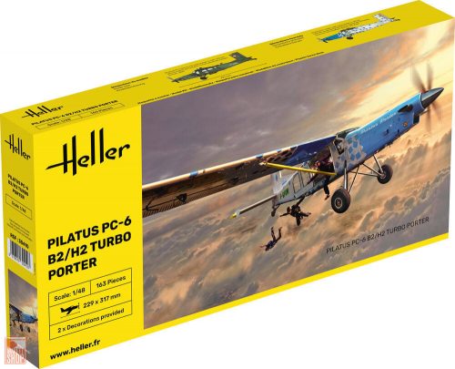 Heller 1:48 PILATUS PC-6 B2/H2 Turbo Porter