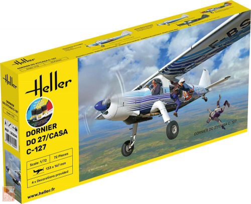 Heller 1:72 STARTER KIT DO27/CASA C-127