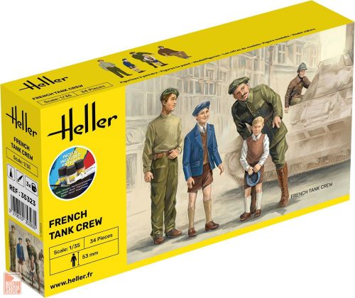 Heller 1:35 STARTER KIT French Tank Crew