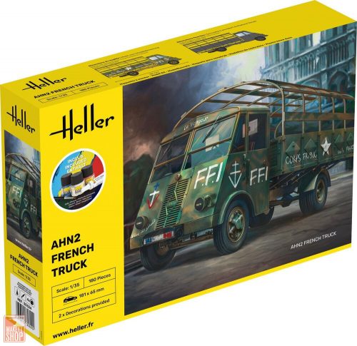 Heller 1:35 STARTER KIT AHN2 French Truck