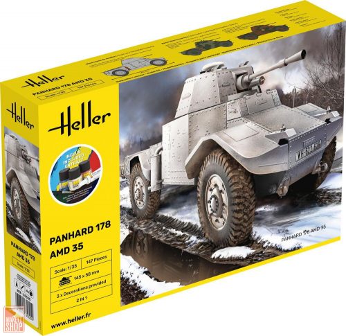 Heller 1:35 STARTER KIT Panhard 178