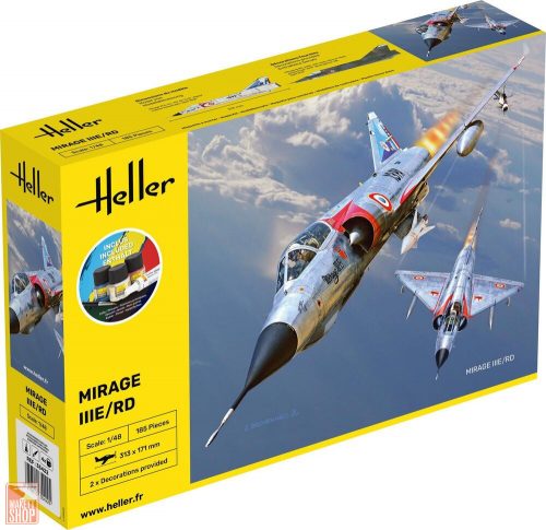 Heller 1:48 STARTER KIT Mirage IIIE/RD