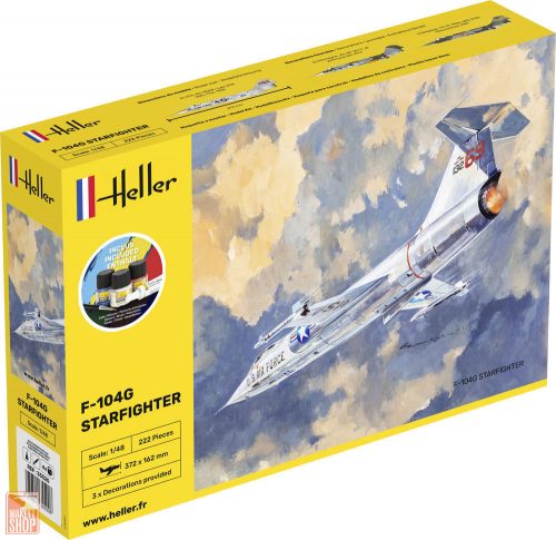 Heller 1:48 STARTER KIT F-104G Starfighter