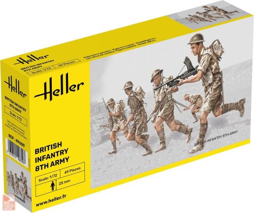 Heller 1:72 Britische Infanterie 8. Armee