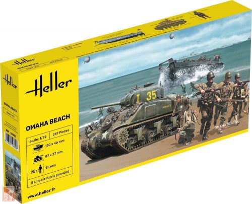 Heller 1:72 Omaha Beach