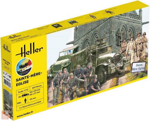 Heller 1:72 STARTER KIT Sainte-Mère-Eglise