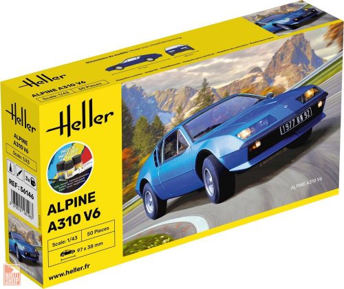 Heller 1:43 STARTER KIT Alpine A310