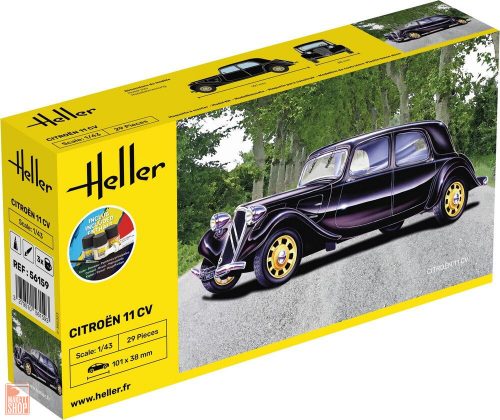 Heller 1:43 STARTER KIT Citroen 11 CV