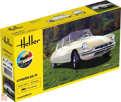 Heller 1:43 STARTER KIT Citroen DS 19