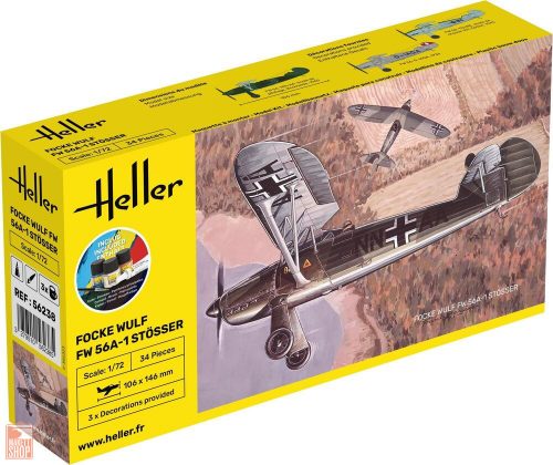 Heller 1:72 STARTER KIT Focke Wulf Stosser