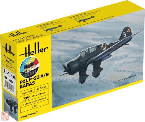 Heller 1:72 STARTER KIT PZL 23 Karas