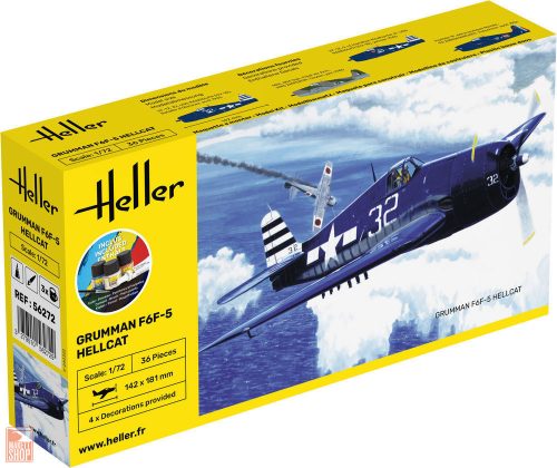 Heller 1:72 STARTER KIT F6F Hellcat