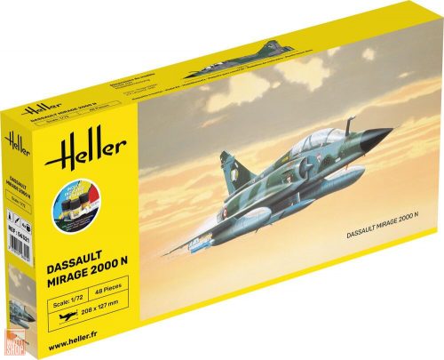 Heller 1:72 STARTER KIT Mirage 2000 N