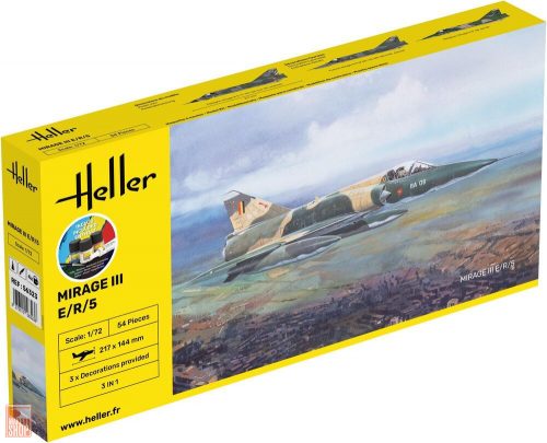 Heller 1:72 STARTER KIT Mirage III E