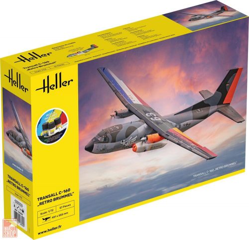 Heller 1:72 STARTER KIT TRANSALL C-160 RETRO BRUMMEL