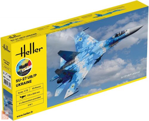 Heller 1:72 STARTER KIT SU-27 UB/P Ukraine