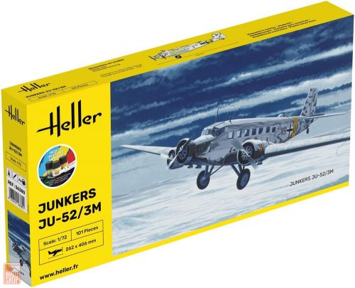 Heller 1:72 STARTER KIT Ju-52/3m