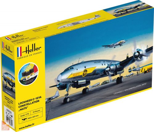 Heller 1:72 STARTER KIT C-121A constellation "MATS"