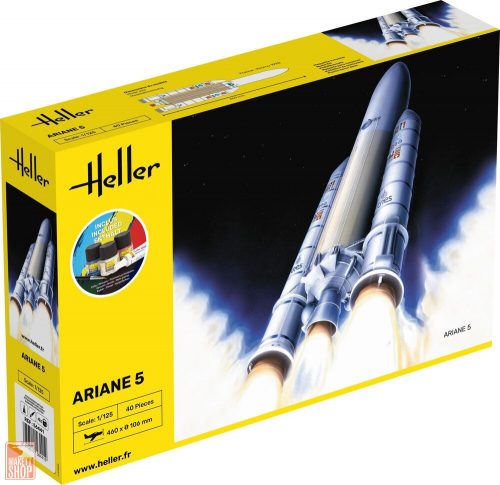 Heller 1:125 STARTER KIT Ariane 5