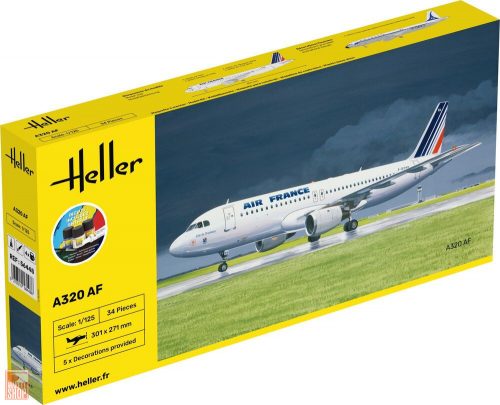 Heller 1:125 STARTER KIT A-320 AF