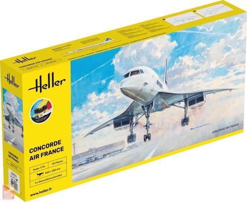 Heller 1:72 STARTER KIT Concorde AF