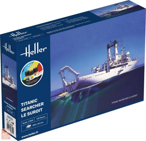 Heller 1:200 STARTER KIT Titanic Searcher Le Suroit